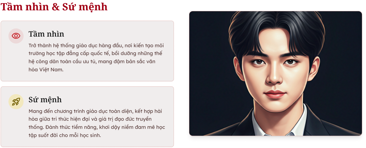 Hình minh họa tầm nhìn và sứ mệnh EVUS